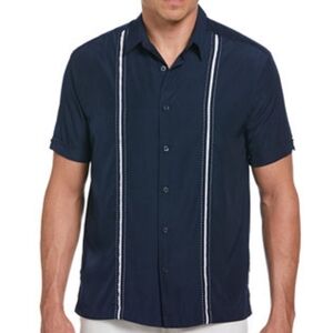 Cubavera Pick Stitch Panel Button Down